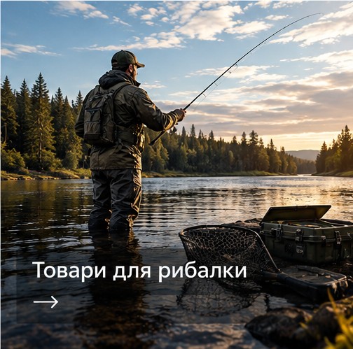 Одяг та спорядження для риболовлі
